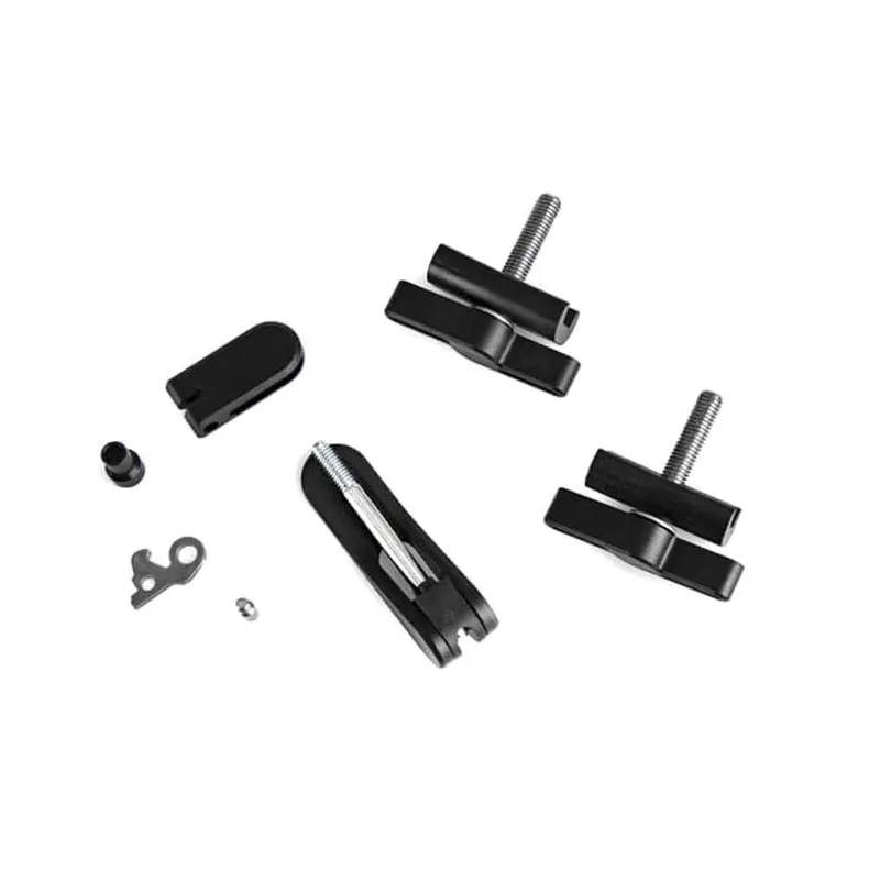 Brompton Alu Hinge Clamp and Rear Frame Clip Set