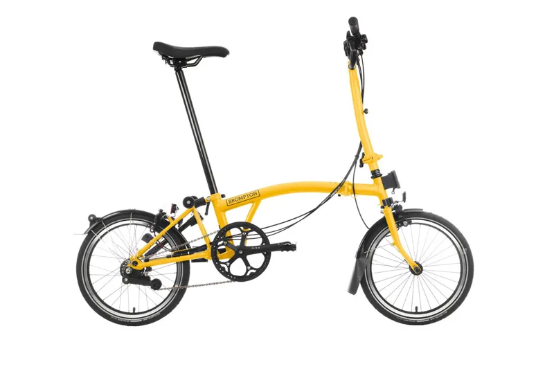 Brompton C Line 6 Speed 2025 Folding Bike in Bumblebee Yellow