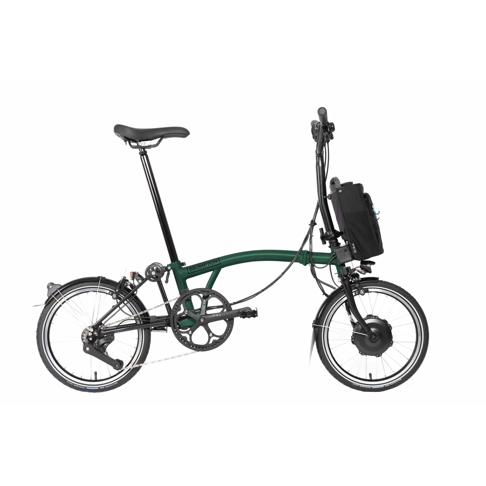 brompton electric folding bicycle T Line with Handlebar Control and built for daily use Carbon fork Brompton Launches New Ebike and