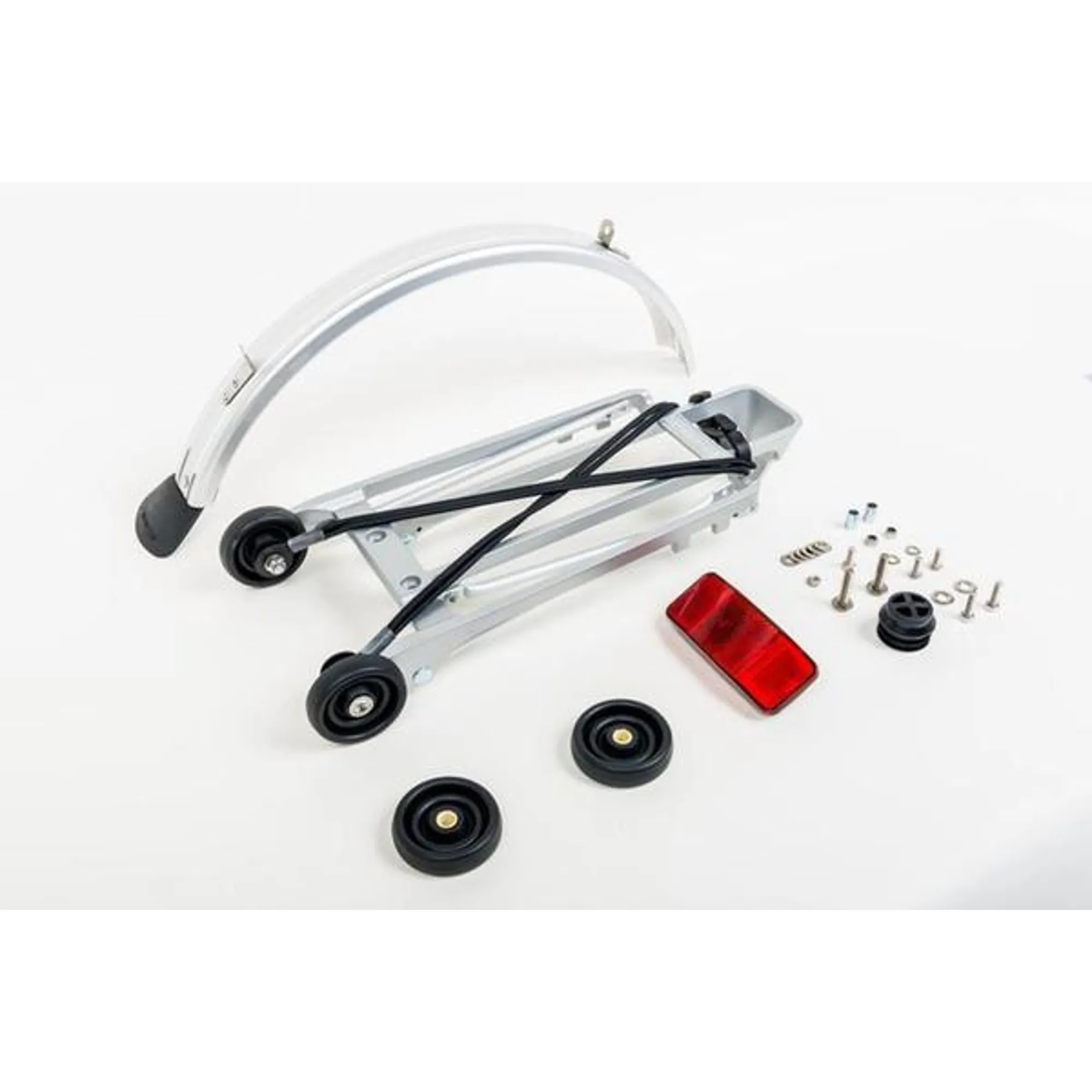 Brompton Yellow Rack Brompton Rack Set Complete Incl Rollers + Mudguards