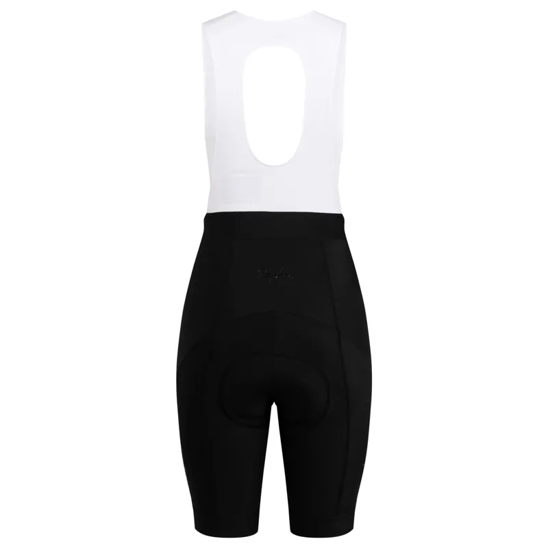 Rapha Women's Core  Bib Shorts In Black/White-1