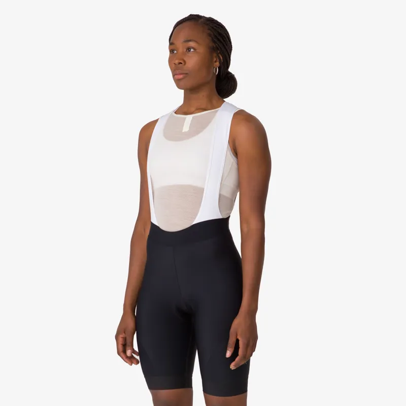 Rapha Women's Core  Bib Shorts In Black/White-3