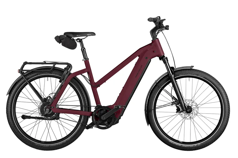 Riese and Muller Charger4 Mixte GT Vario Core 2025 Electric Bike in Dark Red Matt