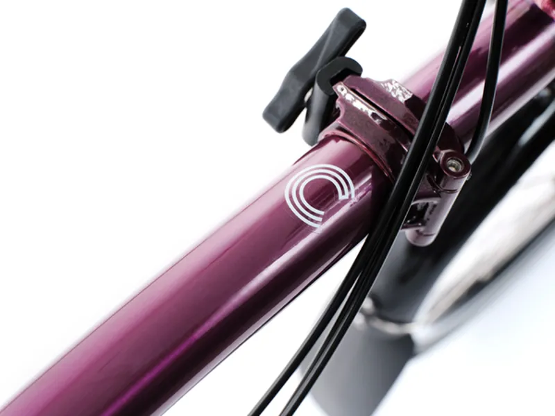 Brompton Electric C Line 4 Speed 2025 Folding Bike In Amethyst Lacquer-1
