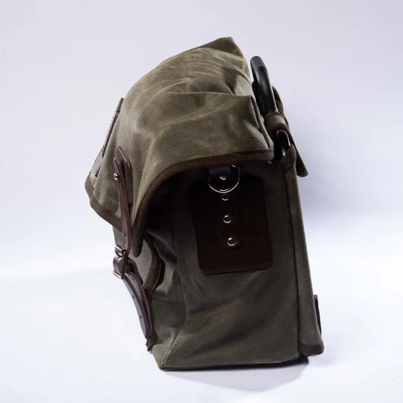 Carradice Brompton Stockport Folder 16L Bag in Field Green-2