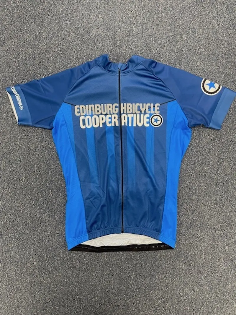 Edinburgh Bicycle Team Jersey in Blue/Sky/White