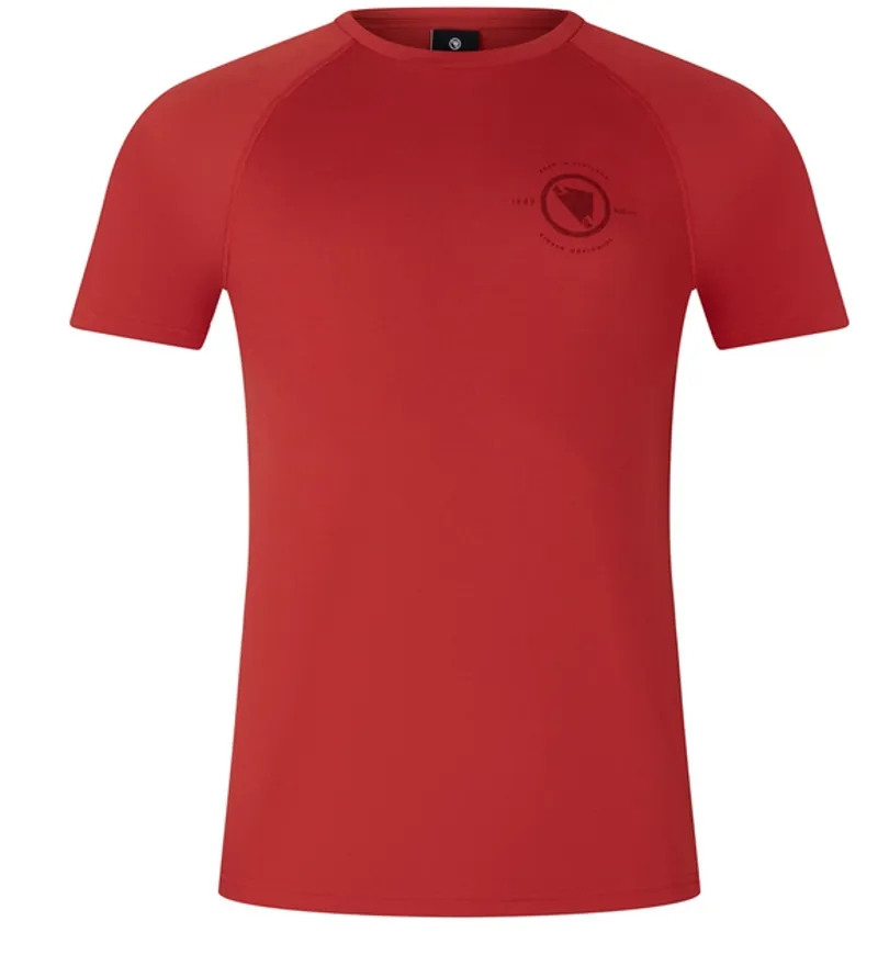 Endura Loop Short Sleeve Tech Tee in Brick