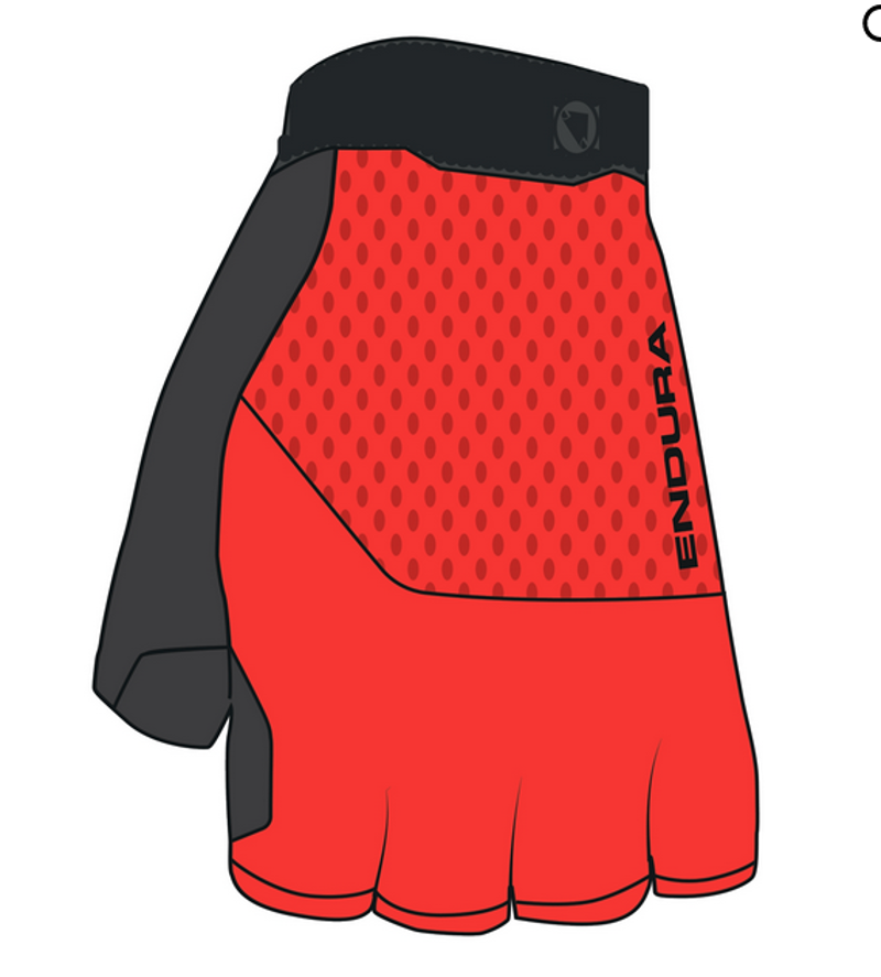 Endura Loop Unisex Mitt in Flame Red