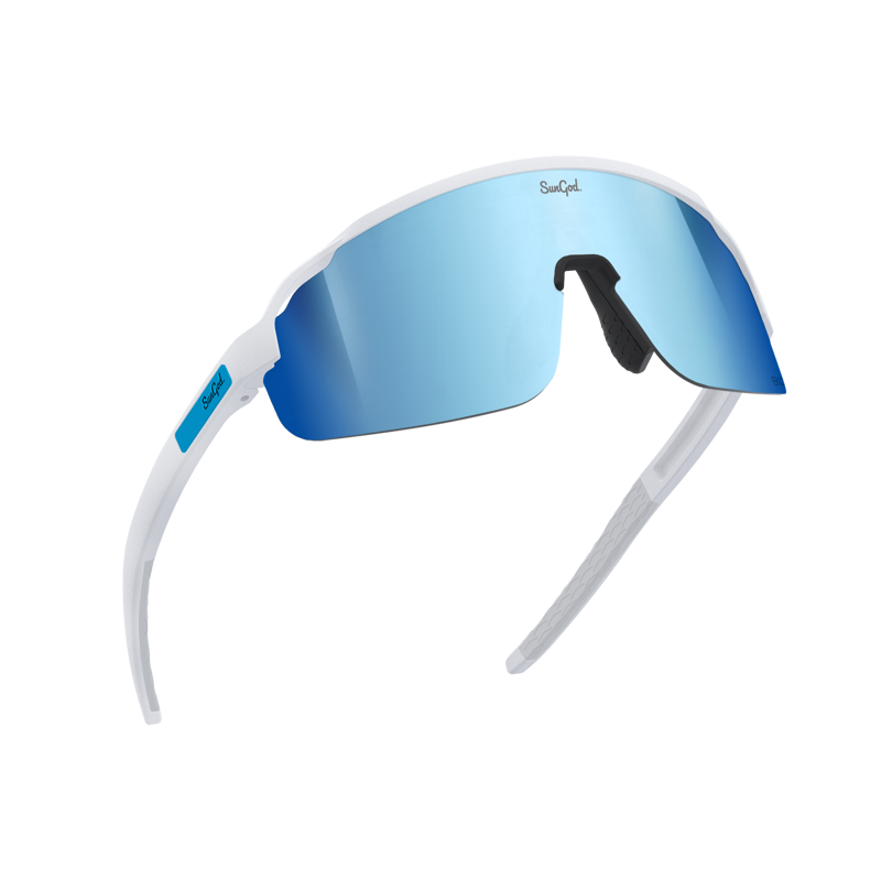 SunGod Forty2S Matte White/8KO Silver Blue-2