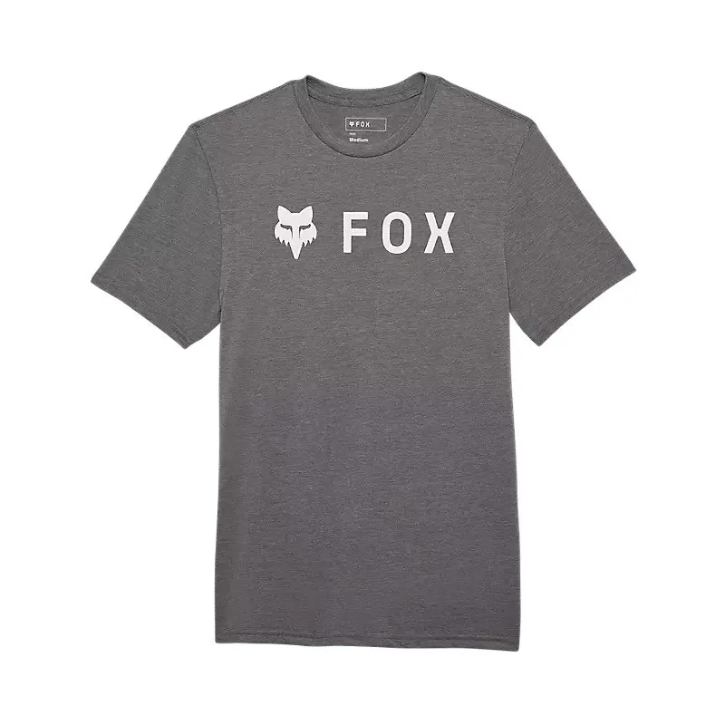 Fox Racing Absolute Short Sleeve Tech Tee in Heather Graphite Grey