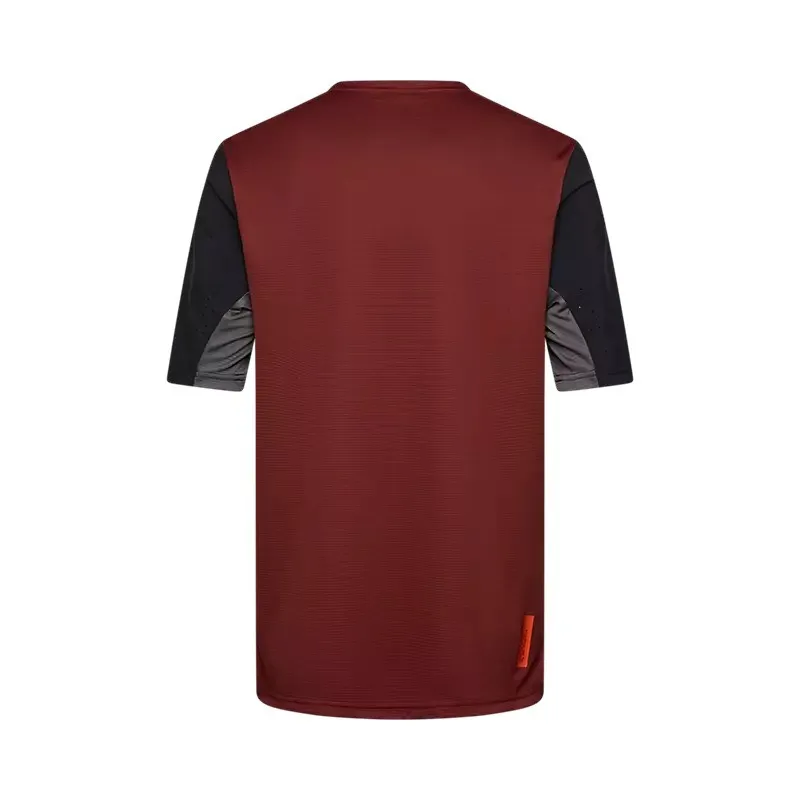 Fox Racing Defend Short Sleeve Jersey in Rust Brown-1