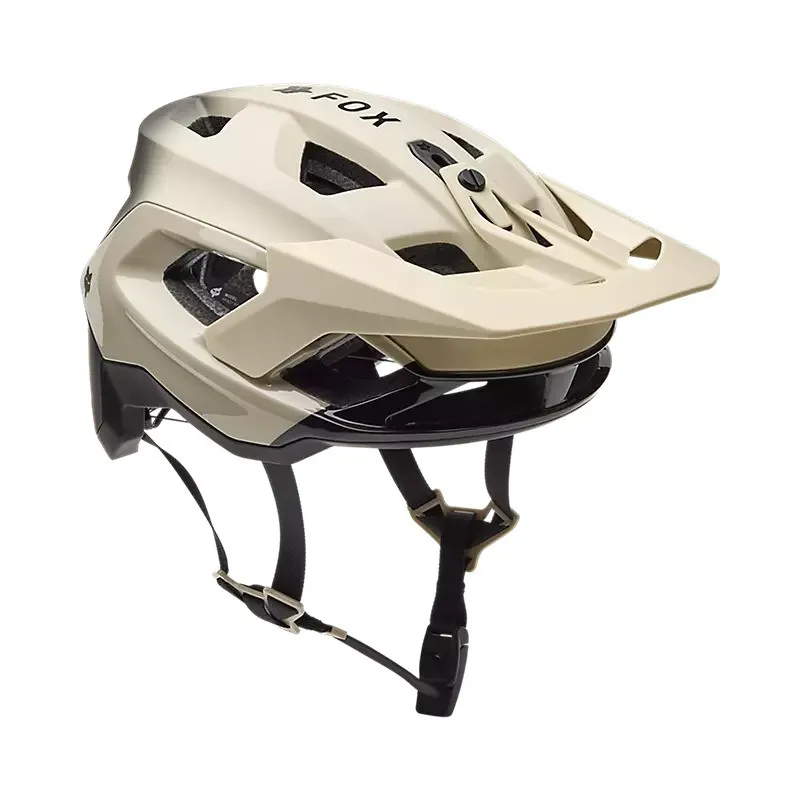 Fox Racing Speedframe Pro Backfade Helmet in Cream-1