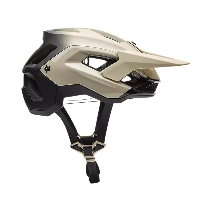 Fox Racing Speedframe Pro Backfade Helmet in Cream