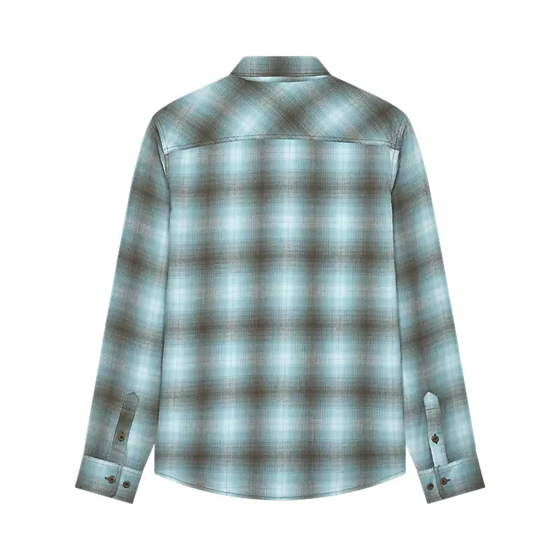 Fox Racing Survivalist Stretch Flannel in Vintage Wash Blue-1