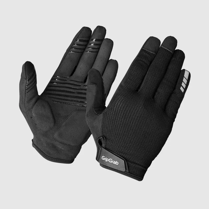 Gripgrab Explr RC Max Padded Full Finger Summer Glove in Black