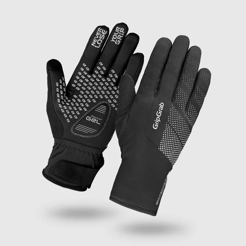 Gripgrab Ride II Waterproof Winter Gloves in Black