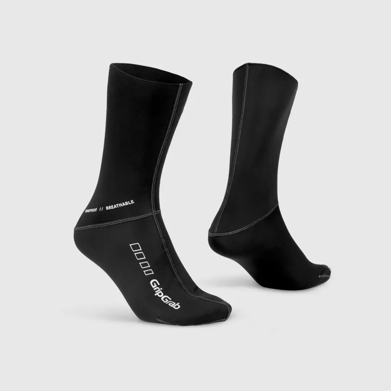 Gripgrab Windproof Spring/Autumn Socks in Black