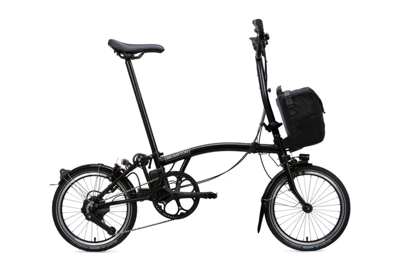Brompton Electric C Line 4 Speed 2026 Folding Bike in Matt Black-3