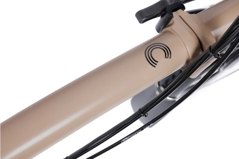 Brompton Electric C Line 4 Speed 2025 Folding Bike In Dune Sand-2