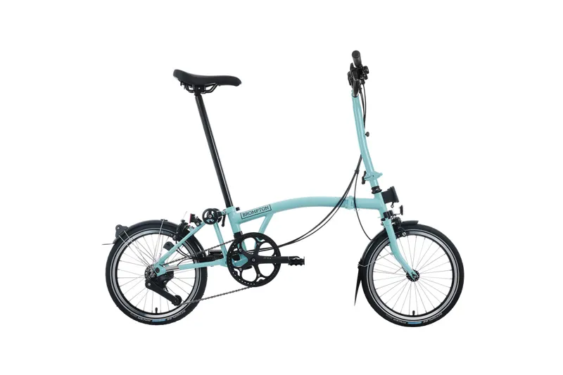 Brompton C Line 12 Speed 2025 Folding Bike In Turkish Green