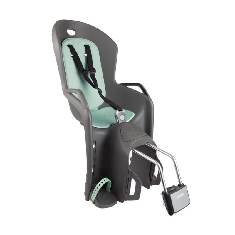 Hamax Amiga Frame Mount Child Seat in Dark Grey/Green