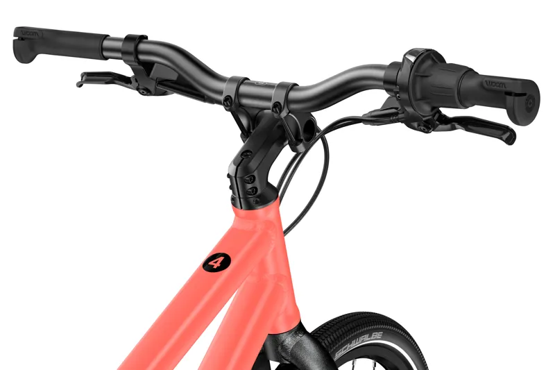 Woom Explore 4 20 Kids Bike in Neon Coral-2