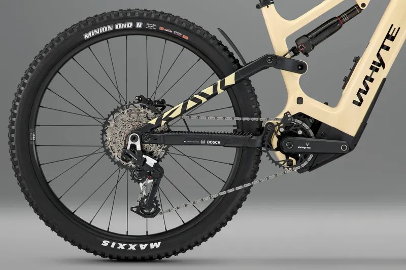 Whyte Kado RS Electric Mountain Bike in Dune Tan Yellow/Black-2