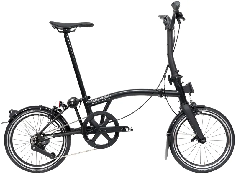 Brompton P Line 4 Speed 2026 Folding Bike in Matt Black
