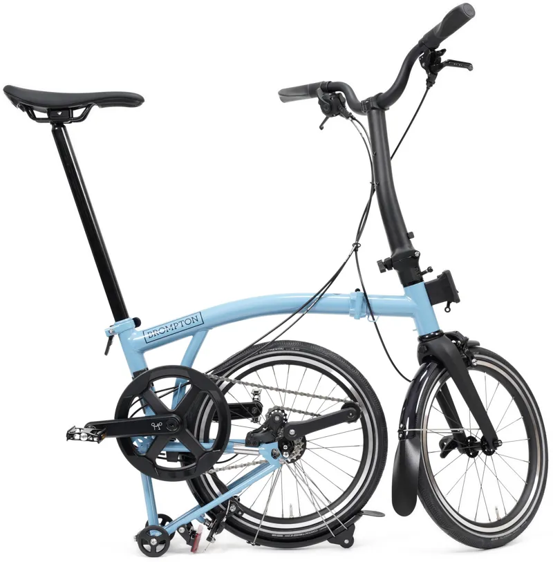 Brompton P Line 4 Speed 2026 Folding Bike in Cloud Metallic-2