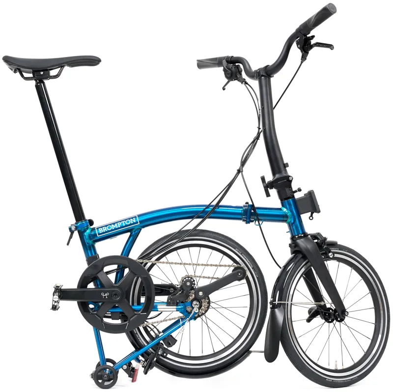 Brompton P Line 12 Speed 2026 Folding Bike in Pacific Lacquer-2