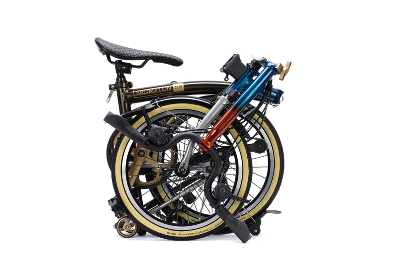 Brompton 1975 Edition C Line 12 Speed Mid Handlebar Folding Bike-4