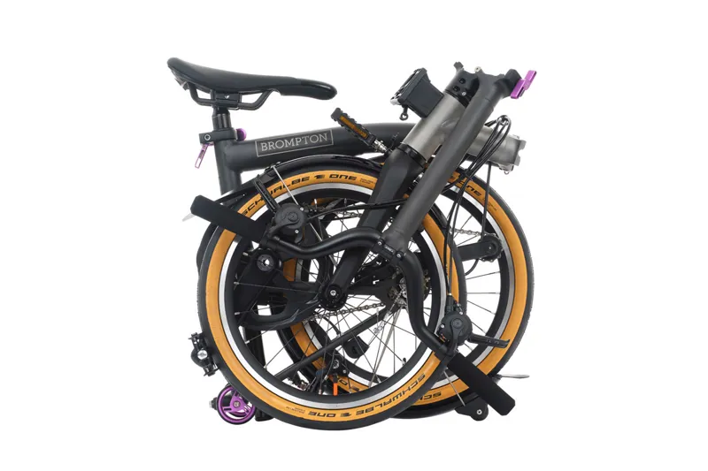 Brompton T Line Ceratech 4 Speed Mid Handlebar Folding Bike-3