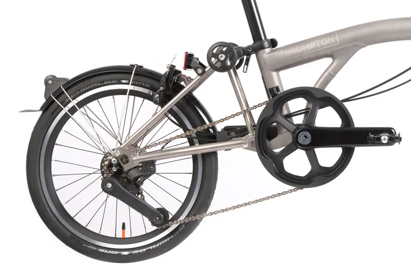 Brompton T Line 4 Speed 2026 Folding Bike in Blasted Ti-2