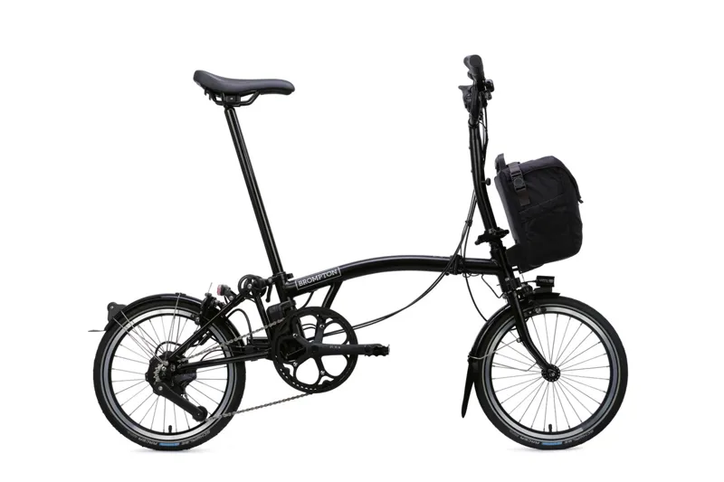 Brompton Electric C Line 4 Speed 2025 Folding Bike in Matt Black