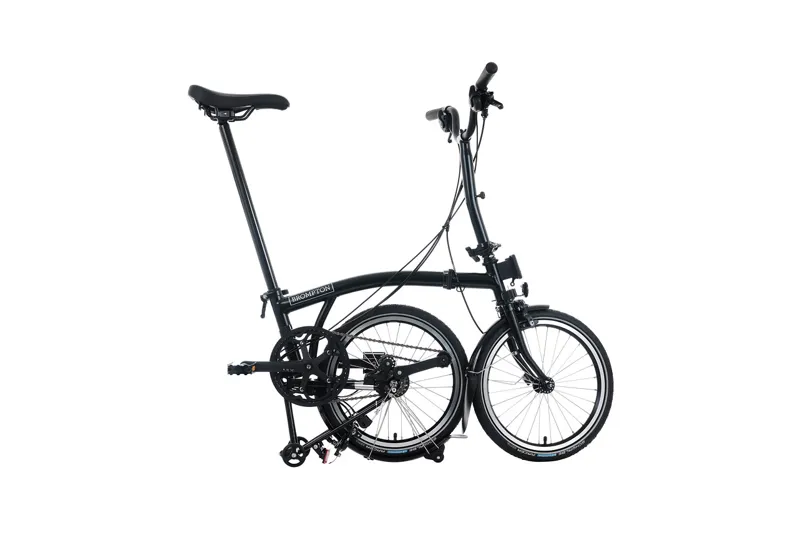 Brompton C Line 4 Speed 2026 Folding Bike in Matt Black-4