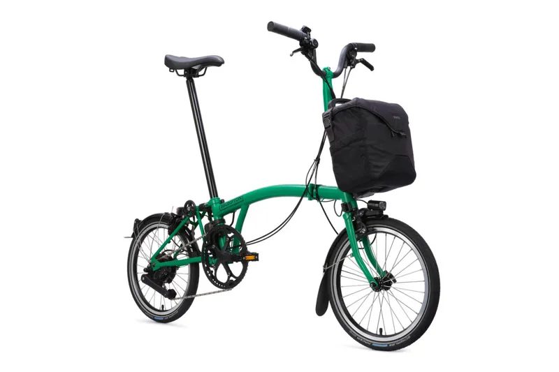 Brompton Electric C Line 4 Speed 2026 in Palm Green-1