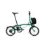 Brompton Electric C Line 4 Speed 2026 Folding Bike in Palm Green