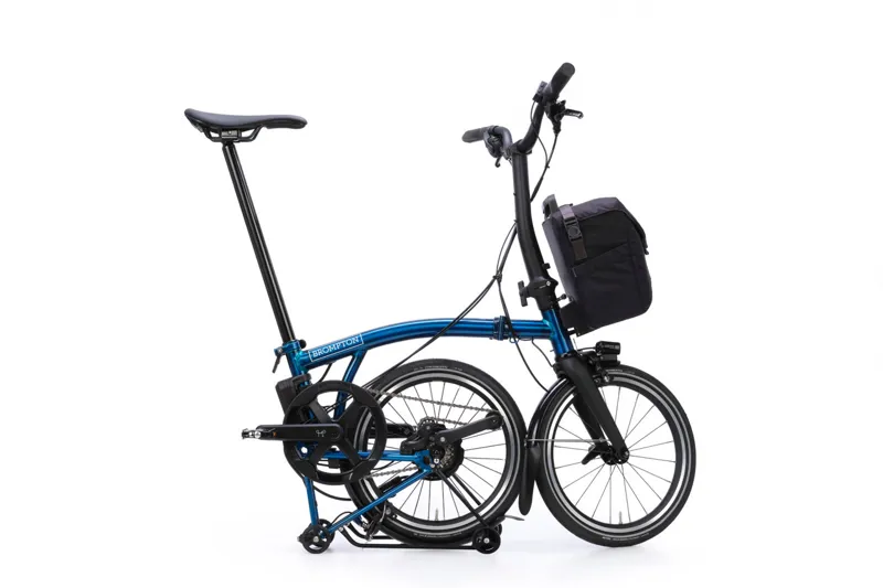 Brompton Electric P Line 4 Speed 2026 Folding Bike in Pacific Lacquer-1