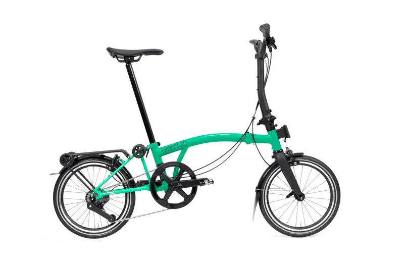 Brompton P Line 4 Speed 2026 Folding Bike in Palm Green
