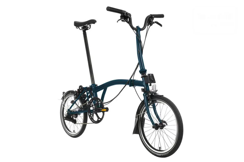 Brompton C Line 6 Speed 2025 Folding Bike In Ocean Blue