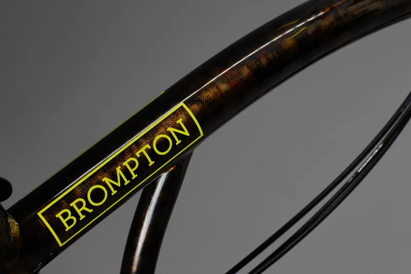 Brompton x Tour de France C Line Folding Bike in Leaders yellow-3