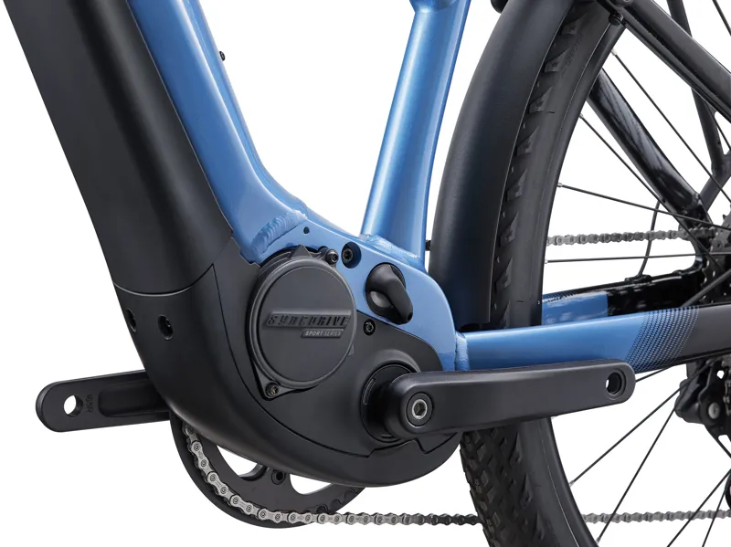Liv Amiti E+ 625Wh Electric Bike In Gloss Estoril Blue-2