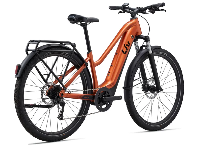 Liv Amiti E+ 2 Electric Bike In Gloss Copper Coin-1