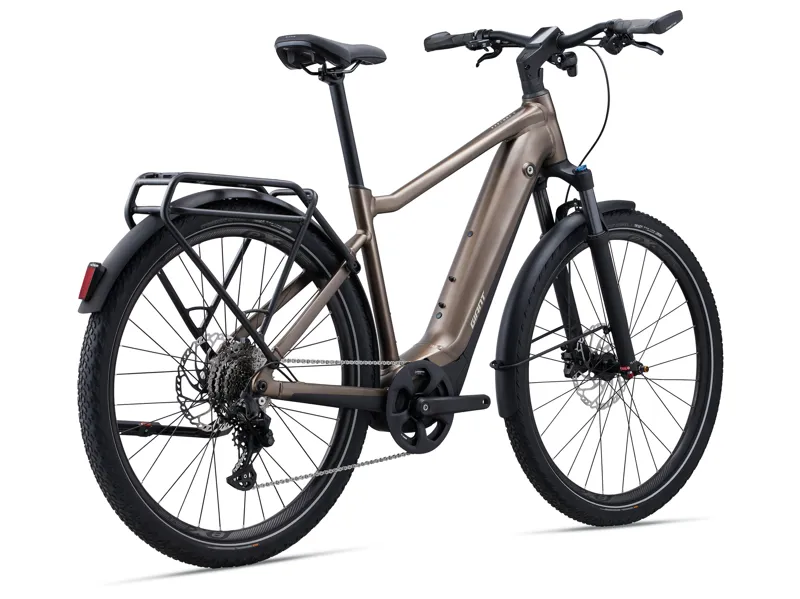Giant Explore E+ 1 Pro GTS 800Wh Electric Hybrid Bike In Truffle-1