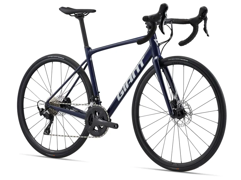 Giant Contend SL Disc 1 Road Bike In Gloss Eclipse/Snow Drift-1