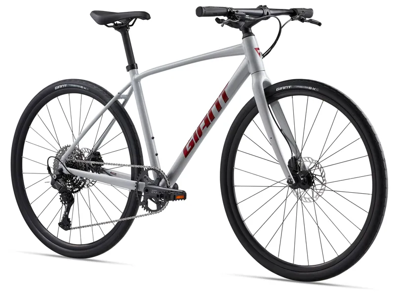 Giant Escape Disc 0 Hybrid Bike In Gloss Good Grey-1