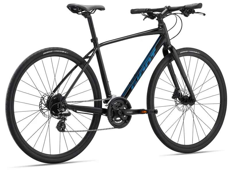 Giant Escape Disc 2 Hybrid Bike In Gloss Black-1