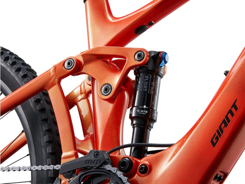Giant Trance X Advanced E+ EL 3 Electric Mountain Bike in Gloss Helios Orange-1