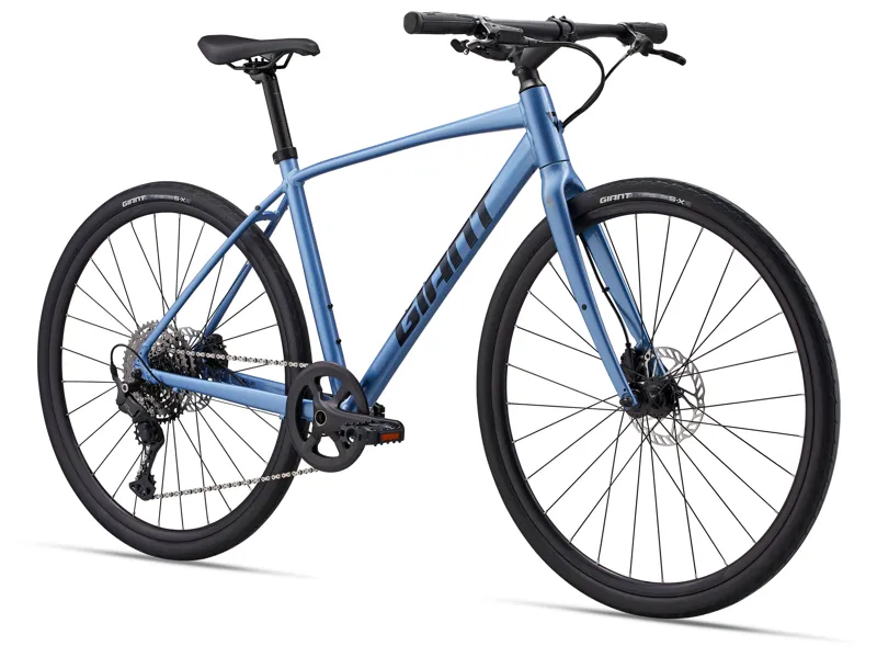 Giant Escape 1 Disc Hybrid Bike in Frost Silver-1