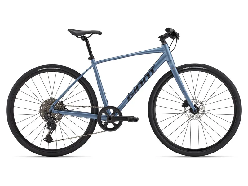 Giant Escape 1 Disc Hybrid Bike in Frost Silver